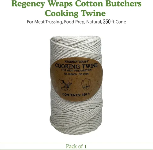 Vista 6 de Regency Wraps Cordel de cocina de carniceros, 350 pies, pesado 16 capas, 0.1 in, apto para alimentos