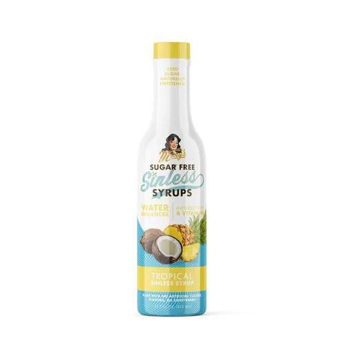 Vista 13 de Jarabe de biscotti de almendras sin azúcar, a base de stevia, sin alcoholes de azúcar ni sucralosa, sin edulcorantes artificiales, ingredientes