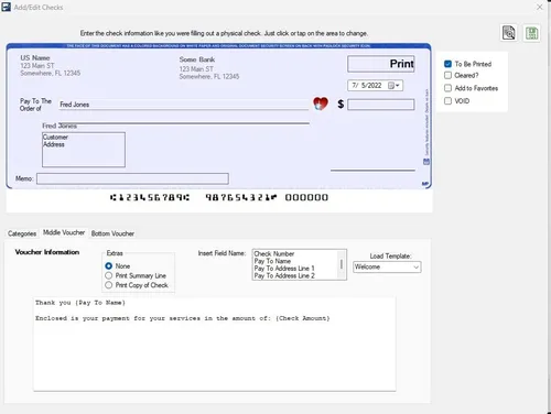 Vista 4 de Print Checks Deluxe - Business Class Check Printing Software for Windows 10/11