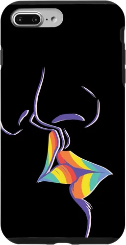 Vista 12 de Funda de regalo LGBT Lesbian Gay Pride LGBTQ Kiss Rainbow para iPhone 17