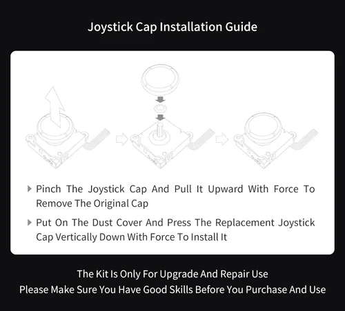 Vista 7 de GuliKit Switch JoyCon Joystick Replacement, TMR Joystick, Updated Anti-Drift TMR Electromagnetic Joystick For Switch LCDOLED Joy Con & Switch Lite