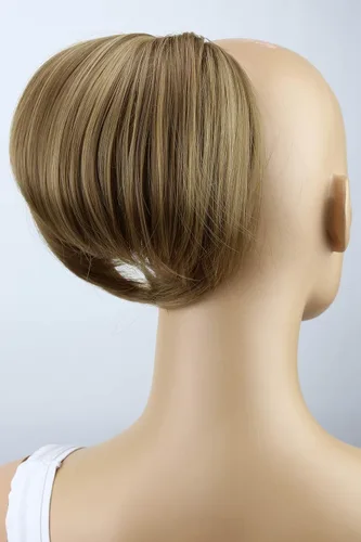 Vista 2 de Moño pieza PRETTYSHOP de pelo moño, cinta de pelo, extensiones de coleta, colas con ajuste para cabello ondulado o alborotado