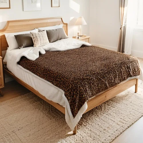 Vista 36 de Manta térmica eléctrica tipo throw tamaño 50"x60" - Tela de franela y sherpa de doble cara, 6 ajustes de calor y 3 horas de apagado automático
