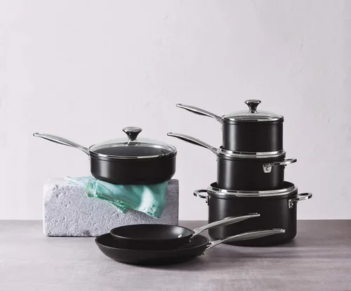 Vista 2 de Le Creuset Juego de utensilios de cocina antiadherentes endurecidos, 10 uds.