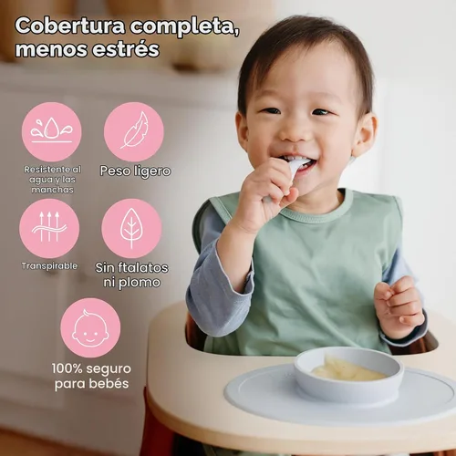 Vista 6 de BapronBaby Flutter Baby Led Weaning Babero de alimentación infantil