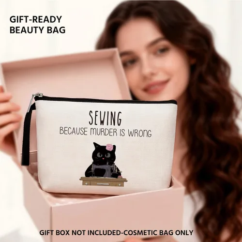 Vista 6 de Hanamiya Na Regalos de compromiso para mujeres, bolsa de maquillaje divertida para tejer, regalo de ganchillo Multicolor0040
