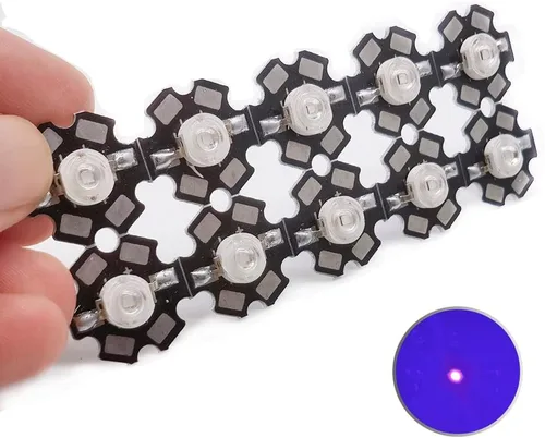 Vista 12 de 10 piezas de alta potencia Led chip 3W SMD COB COB componentes diodo en 0.787 in PCB base (10pcs 3W blanco natural en PCB)