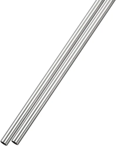 Vista 7 de METALLIXITY Tubo de acero inoxidable 316 (0.039 in de diámetro exterior x 0.006 in de pared T x 9.843 in de largo), 2 piezas, tubo recto