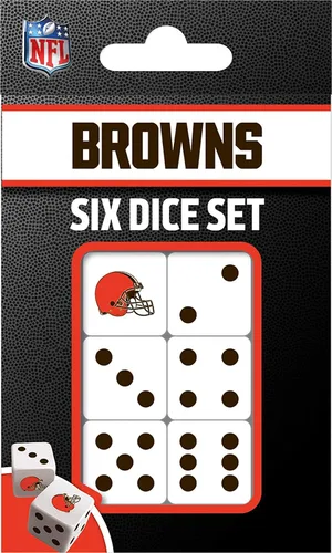 Vista 13 de MasterPieces Game Day - NFL Baltimore Ravens - Juego de 6 dados con logotipo del equipo, tamaño estándar D6