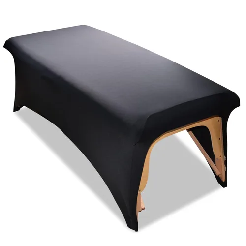 Vista 7 de Funda de cama elástica para cama de extensión de pestañas, juego de sábanas protectoras de tratamiento de spa para decoración de cama de pestañas