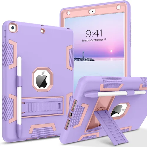 Vista 12 de BENTOBEN Funda para iPad de 9ª generación, funda para iPad de 8ª generación, funda para iPad de 7ª generación, iPad 10.2 2021/2020/2019, funda