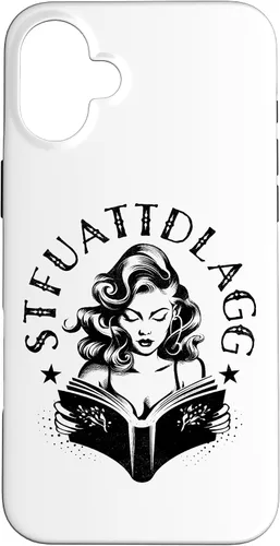 Vista 23 de Sexy STFUATTDLAGG Hot Woman Reading Spicy Good Book Love Case for iPhone 17
