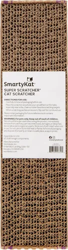 Vista 10 de SmartyKat Super Scratcher Rascador Ondulado para Gatos y Almohadilla para Arañar para Gatos, Infundido con Hierba Gatera, Rascadores para Gatos