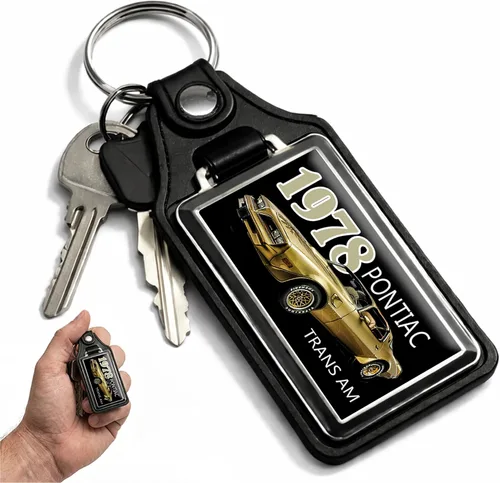 Vista 9 de Brotherhood Car Key Chain for Trans Am Firebird - Classic Models Keychain for Men and Women Gift Key Ring