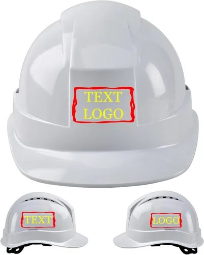 Vista 39 de Casco de seguridad personalizado para construcción Casco de trabajo de seguridad con suspensión de trinquete ajustable de ala completa con carcasa