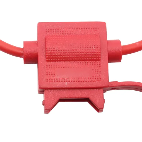 Vista 4 de ATC Medium Blade Fuse Holder for Automobile 32V 18/16/14/12/10AWG Standard Fuse Insert 1Pcs(10A,Balck_16 AWG)