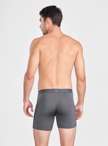 Vista 4 de DAVID ARCHY Mens Underwear Mesh Quick Dry Polyamide Boxer Briefs Active Sports Soft Breathable Underwear in 3 Pack