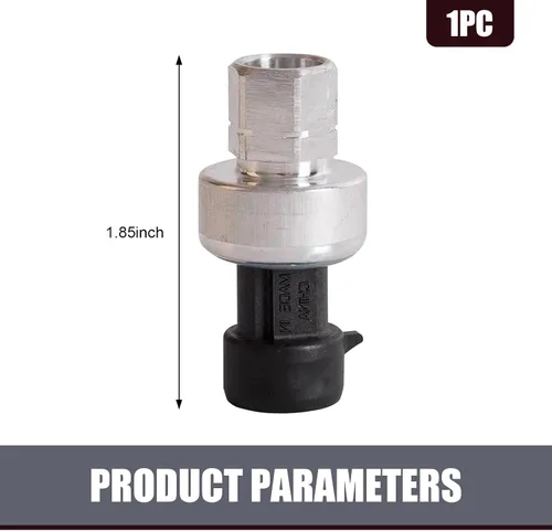 Vista 2 de Eratus Pack-1 Sensor de presión de aire acondicionado para automóvil, 1.85 pulgadas de largo de metal + sensor de reacción sensible de plástico