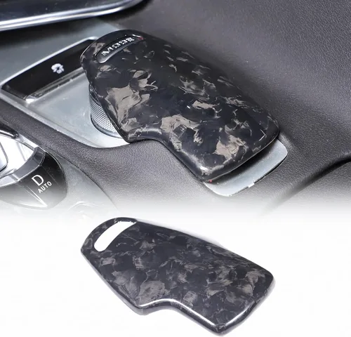 Vista 9 de CHEAYAR Cubierta de la perilla de la palanca de cambios compatible con Corvette C8 Z06 Z51 2020 2021 2022 2023, cubierta de perilla de selector