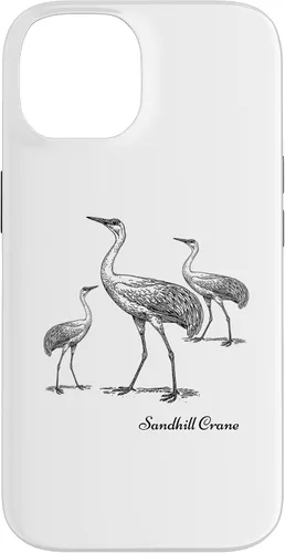 Vista 4 de Sandhill Crane Bird Ornithology Case for iPhone 17