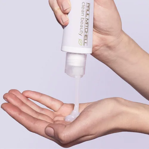 Vista 2 de Paul Mitchell Clean Beauty Repair - Tratamiento sin enjuague, acondicionador sin enjuague, restaura hebras, para cabello dañado y quebradizo, 5.1