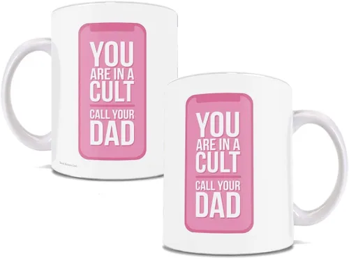 Vista 414 de Trend Setters Friends the Television Show – 25 años – Mercancía oficial – Taza de café o té de cerámica blanca de 11 onzas – perfecta para regalar