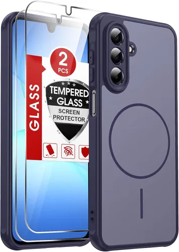 Vista 54 de LeYi Funda para teléfono Samsung-S23: protector de pantalla e imán MagSafe Púrpura