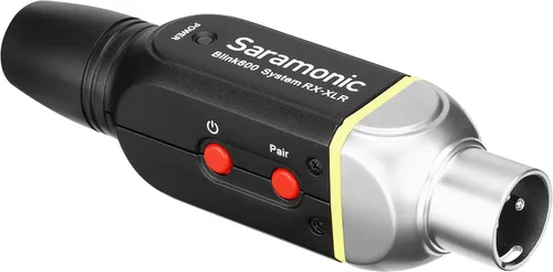 Vista 6 de Saramonic Sistema XLR inalámbrico enchufable de 5.8 GHz para micrófonos dinámicos y alimentados por batería con receptor XLR enchufable