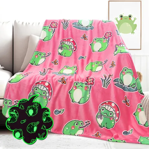 Vista 10 de HWING Manta de Gato Negro que Brilla en la Oscuridad - Regalos de Cumpleaños para Niñas Amantes de los Gatos, Mujeres, Adolescentes, Adultos