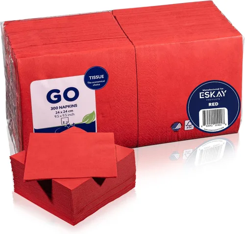 Vista 30 de Servilletas negras para bebidas, servilletas de papel desechables de 3 capas para bar, cóctel, bodas, cumpleaños, fabricadas en la UE, (20 unidades)