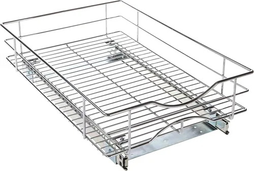 Vista 7 de Home Zone Living Organizador de armario de cocina extraíble cromado