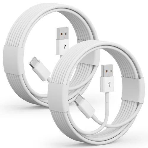 Vista 8 de 2Pack USB A to USB C Cable for iPhone 18/17/16/15 All Series (Black-3 ft) Cargador de coche tipo C 3A carga rápida y transferencia de datos de 480