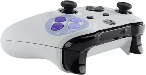 Vista 6 de eXtremeRate Classics SNES Style Soft Touch Front - Carcasa de repuesto para mando Xbox One S X y Xbox One X (modelo 1708)