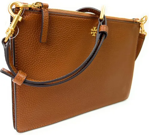 Vista 2 de Tory Burch Bandolera delgada con doble cremallera (Cortado), Cortado
