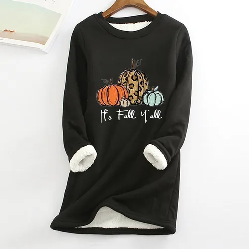 Vista 2 de DII osedhc Suéteres de sherpa para mujer, cálidos, con forro polar, túnica, sudaderas, ropa interior térmica, ropa interior de Halloween