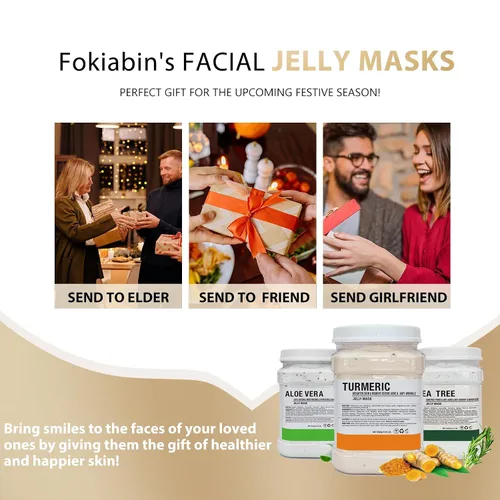 Vista 7 de Máscara de Gel de Jabón para Faciales, Hidratante y Humectante, Máscara Facial de Gel de Goma Desmontable para Hidratación Profunda y Brillo, Frasco