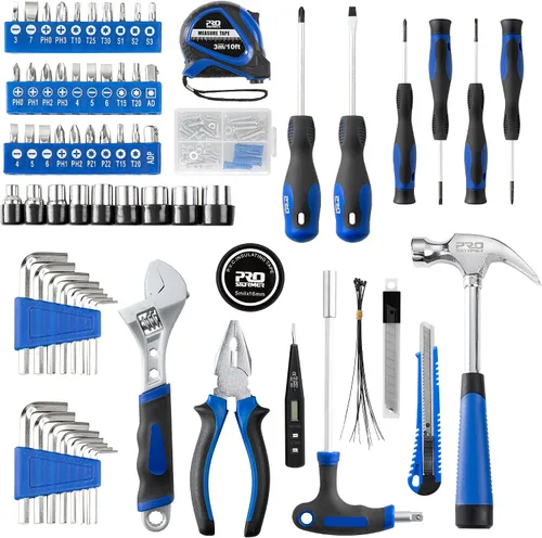Vista 3 de Prostormer - Kit de herramientas para el hogar de 179 piezas, juego de herramientas manuales para el hogar general con caja de almacenamiento