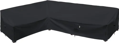 Vista 19 de Funda de Sofá Seccional de Servicio Pesado para Exteriores, Fundas Impermeables 600D para Sofá Seccional de Patio, Funda para Muebles de Jardín