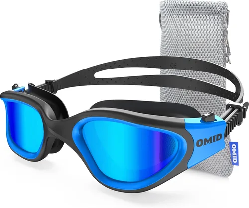 Vista 25 de OMID - Gafas de natación polarizadas P2, gafas antivaho para natación para hombres y mujeres adultas