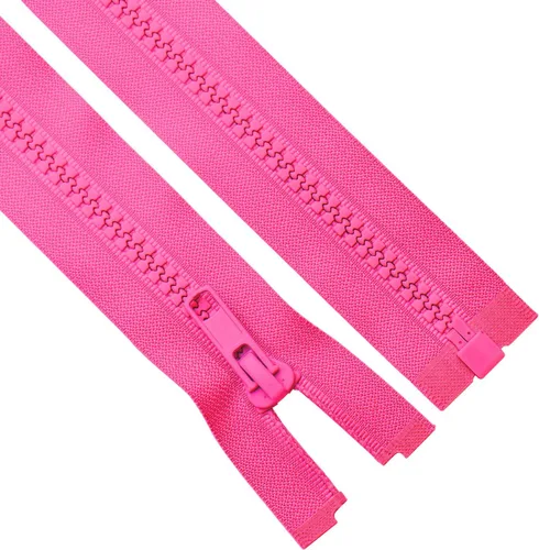 Vista 9 de Sawoake - 2 cremalleras separadoras #5 de 6 pulgadas para coser abrigos, chaqueta con cremallera, cremalleras de plástico moldeado negro a granel