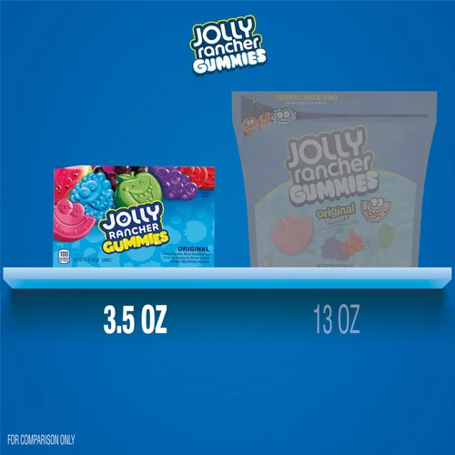 Vista 7 de JOLLY RANCHER Gummies - Caja de dulces con sabor a fruta original, 3.5 onzas