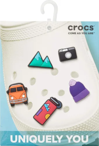 Vista 2 de Crocs Jibbitz 5-Pack Travel Shoe Charms
