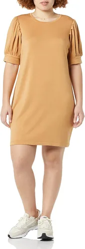 Vista 4 de Daily Ritual Vestido de manga corta abombada de toalla supersuave para mujer