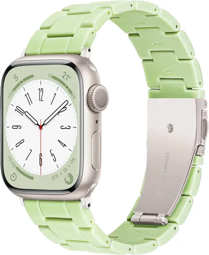 Vista 30 de Bandas para Apple Watch Light House - Correas de resina ligera de moda para iWatch para mujeres y hombres 38mm/40mm/41mm/42mm (Series 11 10)