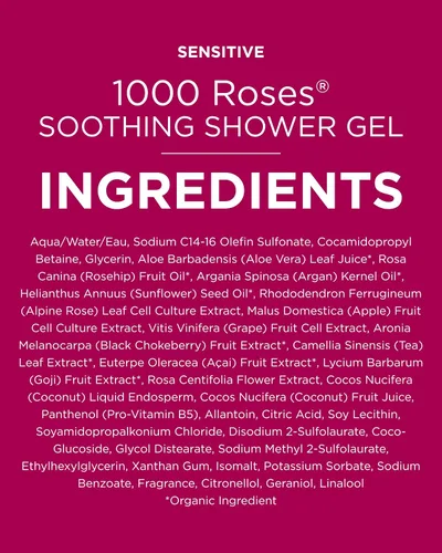 Vista 7 de Andalou Naturals Gel de ducha 1000 Roses Gel de ducha (8.5 fl oz)