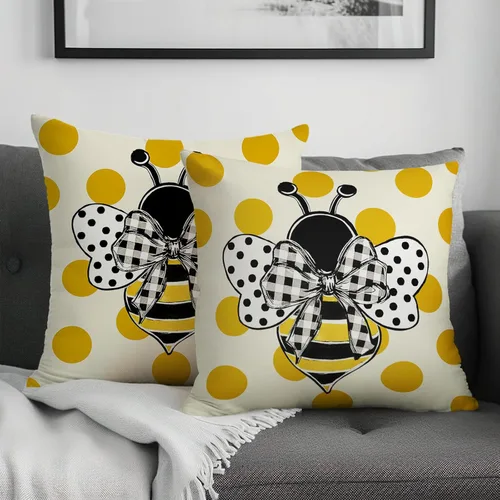 Vista 166 de Juego de 2 fundas de almohada de 16 x 16 pulgadas, diseño patriótico de bandera estadounidense con estrellas para exteriores, estilo casa de campo