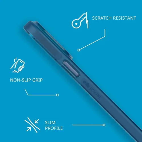 Vista 5 de tech21 iPhone 14 Pro Max Evo Check compatible con MagSafe® – Funda protectora delgada y absorbente de golpes con protección FlexShock Multi-Drop