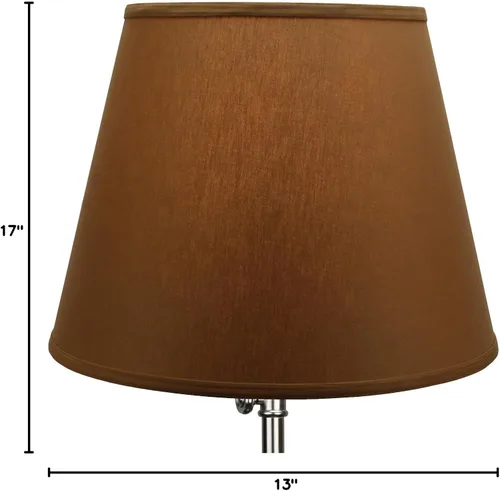 Vista 6 de Pantalla para lámpara FenchelShades.com, diámetro superior de 11 pulgadas x diámetro inferior de 17 pulgadas x altura con arandela de 13 pulgadas