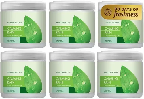 Vista 18 de SMELLS BEGONE Eliminador de olores de gel de 15 onzas – Absorbe y elimina los olores difíciles en áreas de mascotas, baños, sótanos, garaje
