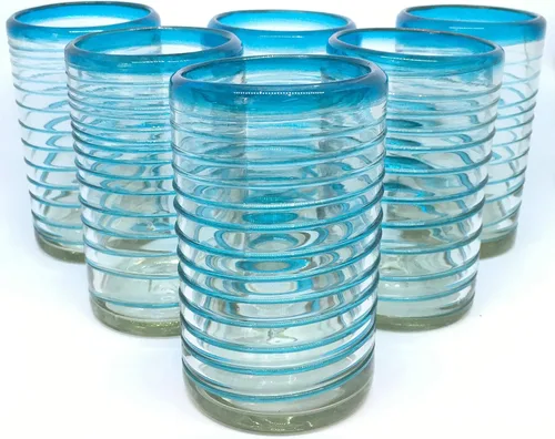 Vista 12 de Vasos de chupito de tequila en espiral ámbar de 2 onzas (juego de 6), vidrio reciclado, sin plomo, sin toxinas (disparo)